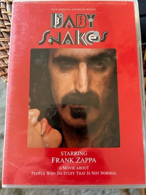 Rare Find: Frank Zappa's "Baby Snakes" DVD - A Unique Blend of Concert, Animation, and Backstage Antics