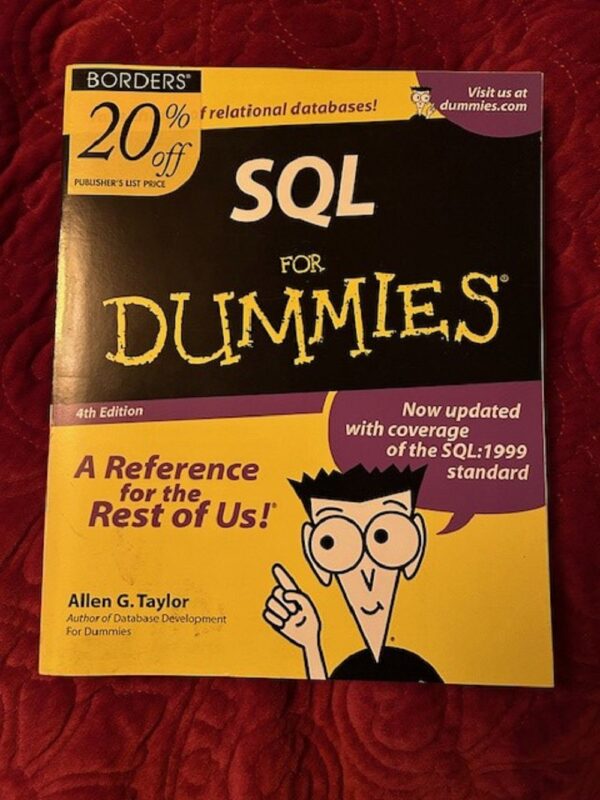 Listing for SQL for Dummies, 4th Edition, 2001